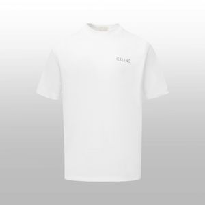Designer Shirt Sommer Europa Paris Polos Amerikanische Stars Mode Herren T-Shirts Star Satin Cotton Casual T-Shirt Frauen Mann Tees Black White M-3xla7