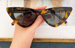 Kattögon solglasögon havana grå linser kvinnor sommar solglasögon designer glasögon sunnies lunetter de soleil uv400 glasögon