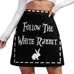 Skirts Follow The White Black Version Mini Skirt Woman Luxury Clothes Women