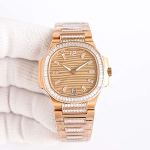 Luxe Cognac Automatic Steel Bezel De 95 Business Cal324c Diamonds Clock Classic Watches Wrist Baguette Pp7014 SUPERCLONE Stainless Montres 3E97