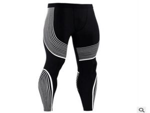 Moda męska Kompresja legginsy Sportowe Spodnie treningowe Mężczyźni Rajstopy Mężczyźni Mężczyźni Sportswear Suche Fit Pantging z S3078323