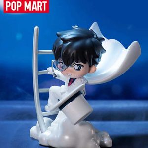 Blind Box Pop Mart Famous Detective Conan Classic Caracter Série Blind Box Toys Guess Bag Box Mistery Mistery CAIXA Ação Figura Surpre Y240517