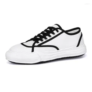 Casual Shoes Summer 2024 Style White Black Board Fashion Student Running Sports Men's Korean Canvas
