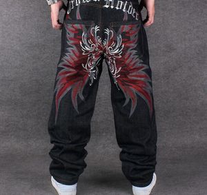 DHL Cool Graffiti Long Loak Reslected Casual Pants Fashion NY Skateboard Вышивка Dragon Jeans Rap Boy B Boy Boys Размер 34167710