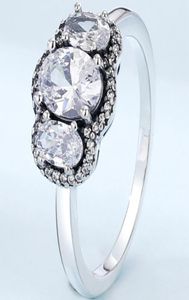 Estetiska smycken tre sten vintage designer ringar för kvinnor män par finger ring set födelsedag valentin gåvor 190049c011437921