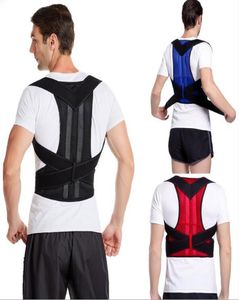 Homens homens correção de correção de correção de cinta de ombro de ombro para adultos Corretor de postura ajustável Belra lombar Belts5151926