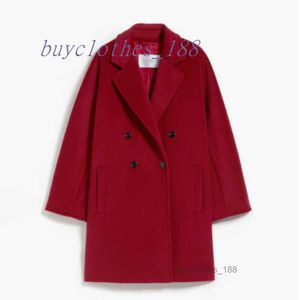 Kurtki damskie Wool Blend Coats Designer Trench Płaszcz 2024 Nowy wiosenny jesienna jesień Środkowa długość Koreańskie ubrania zimowe z paskiem Zuqw