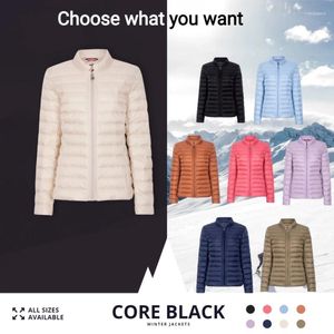 Женские куртки CoreBlack Brand Pain для женщин повседневная ультра -легкая дышащая мода короткая коротка