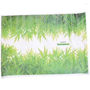 Оконные наклейки Diy зеленая трава стена наклейка съемной декор водонепроницаем
