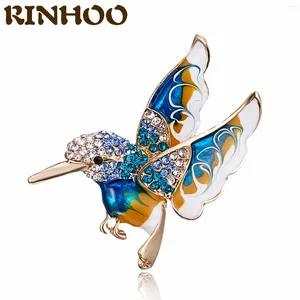 Spille Rinhoo Arrivo Enamel Bird Pins Pins Fashi