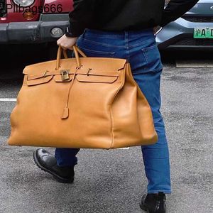 50cmのトートバッグHACデザイナーバッグ手作り限定版男性と女性向け大容量旅行フィットネス荷物50ハンドバッグ