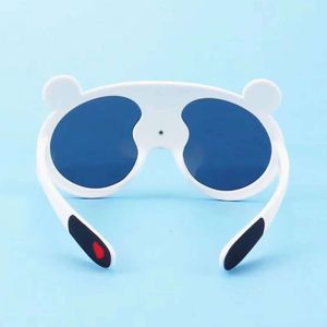 Cute Cartoon Panda Shape Polarized Sunglasses Trend Kid's Glasses Face Decor Children's Day Gift Lentes