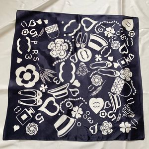 New Fashion Printed Silk Scarf Travel Shawl Fashionable Charm Womens Exclusive Scarf Daily Clothing Boutique Gift Soft Comfortable Scarf Size 50 X 50cm