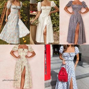 2024 Designerkläder Kvinnor Casual Dresses Summer Fashion Women Dress Party Elegant Robe Femme Sexiga damer Long Vestidos Roupas Femininas Maxi S