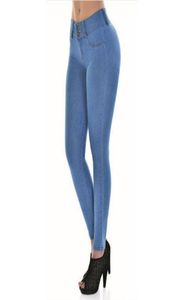جينز جينز بارز عالية السراويل سراويل سراويل أزياء غير رسمية الجينز الشارع العالي عالية الخصر C12832940049