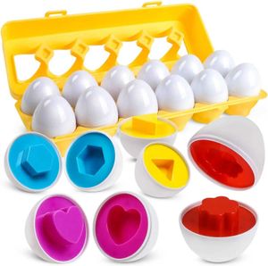 Outros brinquedos moldam o ovo de páscoa combinando Childrens Toy Baby Learning Education Toy Montessori Smart Egg Game Childrens Toy S245176320