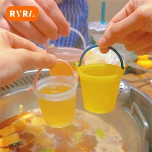 Tumblers Mini Beer Bulp кружка прочная и долговечная простая в очистке примерно 6,5 6,5 см. Материал. Домашние принадлежности коктейльное стекло Утолщенное основание