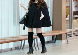 Cotton Coat Cloak Women Loose Poncho Winter Warm Cape Parka Outwear Batwing Casual2971586