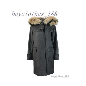 Kurtki damskie Wool Blend Coats Designer Trench Płaszcz 2024 Nowy wiosenny jesienna jesień Środkowa długość Koreańskie ubrania zimowe z paskiem DBY1