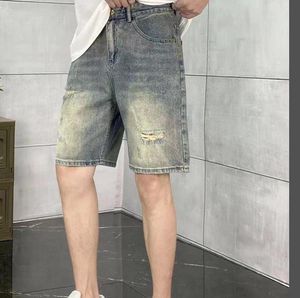 Neuankömmlinge Männer Denim Jeans Kurzdünne dünne lässige coole Mode-Sommerhosen elastische hochwertige Hose