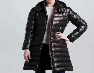 Jaqueta feminina Down Parkas Fashion Women Winter Fur Doudoune Femme Coast Black Outerwear com Hood7047375