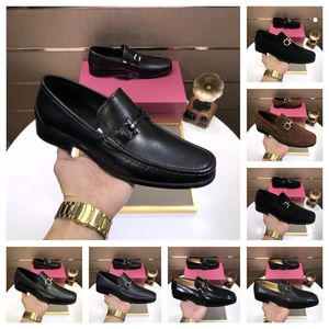 Wysokiej jakości marki skórzane buty męskie miękki komfort zamsz designerski mokasyna Man Fashion Slip-on M Size 38-46