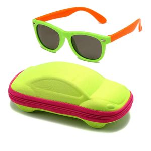 Kids Silicone Round Classic UV400 for Boys Girls Computer Goggles Children Sunglasses UV Protection Eyewear L2405