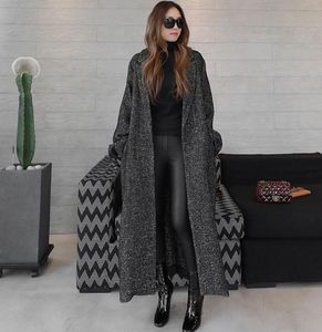 HSA Women Wool Coat 2018 Winter Xlong Black Jackets and Coat HerringBone Mönster Overcoats Single Button Warm Wool Coat Y1912117150498