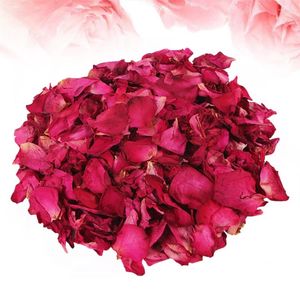Dekorative Blumen 2 Packungen dekorieren kreative Rosenblätter Esstisch getrocknete Blume rot zum Baden
