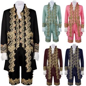 Halloween Palace Prince Dress Performance Zestaw COS Costume Medieval Retro Costume Cosplay Cosplay