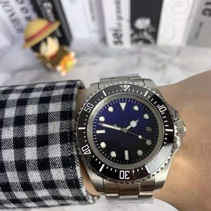 Klasyczne męskie zegarki 44 mm Automatyczne zegarek mechaniczny ze stali nierdzewnej zegarek zegarek na rękę pływającego zegarek Montre de Luxe prezenty 3334