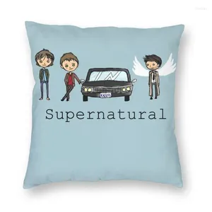 Pillow Supernatural Cover 40x40 Home Decor 3D Printing TV Wincherter Bros Throw For Living Room Double Side