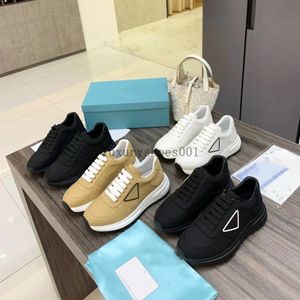 Designer Shoe Men Women Casual Triangle Logo Black Leather Shoes Increase Platform Sneakers Cloudbust Classic Patent Matte Loafers Trainers 5.17 01