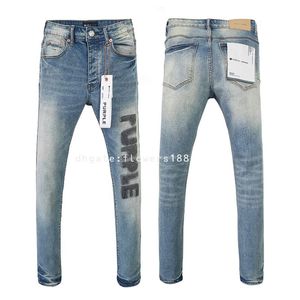 Mäns jeans lila varumärke jeans amerikansk high street polka dot tryckt vintage casual jeans lila jeans storlek 4 lila jeans storlek 42 lila jeans storlek 44