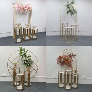 4PCS Outdoor Wedding Decoration Dry Flower Balloon Sign Display Backdrop Arch Home Garden Dessert Cake Table Baptism Party Cupcake Cand 227O