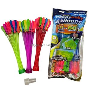 Balloon Water Balloonmarket Toy Summer Party Supply 111pcs/Set с оригинальными пакетами Drop Delie Toys Подарки новинка GAG DHHIV