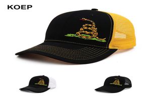 Boll Caps Koep Type Don039t Treban On Me Snake Hat For Women Men Black White Summer Baseball Cap Mesh Dad Hats 2303026378759