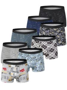 4 pezzi da uomo boxer slip comodi tronchi da nuoto teenager oversize 240509