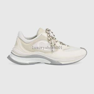 Designer Men Women Run Sneaker Casual Shoes Run Away Platform Classic Rubber Läder utomhus Lågtopp Sneakers Storlek 35-45 5.17 03