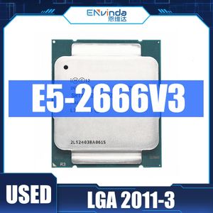 Verwendet Intel Xeon E5 2666 V3-Prozessor SR1Y7 2,9 GHz 10 Kern 135W Socket LGA 2011-3 CPU E5 2666V3 240506