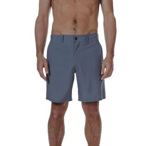 Lu Men Shorts Summer Sport Workout Walkg Golf Poleter Wait Hbri Caual kort med Pocket Fahion Men Woven