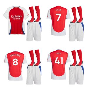 23 24 25 G.Jesus Saka Soccer Jerseys Arsen Kids Football Kits Smith Rowe Odegaard Trossard Martinelli Kiwior Tomiyasu 2024 Football Jersey