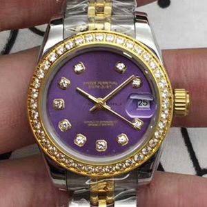 2024Automatyczny zegarek mechaniczny Laojia Women Rose Purple Full Watch