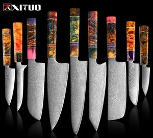 Xituo 67 Warstwa 8 -calowa Japońska Damascus Steel Chef039s Knife2716069