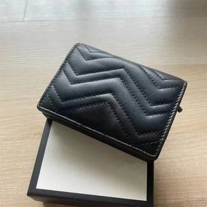 Top quality cardholder With box purse keychain mens Leather Luxury Coin Purses Womens designer wallet Card Holder Wallets passport holders key pouch coin pouchs
