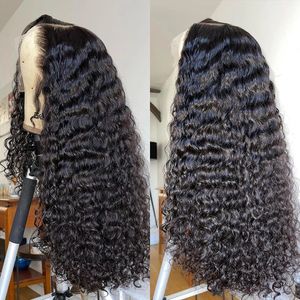 Water Wave Wigs Human Hair 13x4 13x6 Hd Lace Brontal Wivs Water Wave Lace Clin