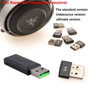 Replacement Accessories for Pairing USB 2.4G Receiver with Razer Nari Ultimate/Essential/iridescence Wireless Gaming Headsets 240507