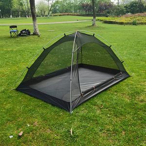 2-Personen Ultra Light Mosquiton Net Zelt Net Tragbares Camping-Mücken-Nettozelt wasserdichte Outdoor-Sport Camping-Wanderzelt 240507