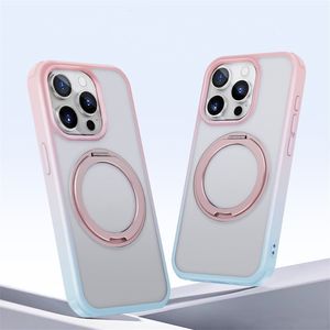 Magnetic phone case suitable for 15 Promax anti drop mate 60 rotating bracket case