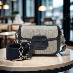 Tasarımcı çanta omuz crossbody çanta kadın çantalar çanta lüks cüzdanlar haberci cüzdan lüks el çantaları 658574 kırmızı yeşil şerit vintage deri kare askı çantası